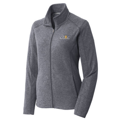 Port Authority Women's Heather Microfleece Full Zip Jacket Thumbnail
